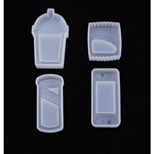 1PCS Candy Biscuits Silicone Mold Translucent Silicone Moulds DIY Jewelry Making Tool Moulds UV Epoxy Resin Decorative Craft