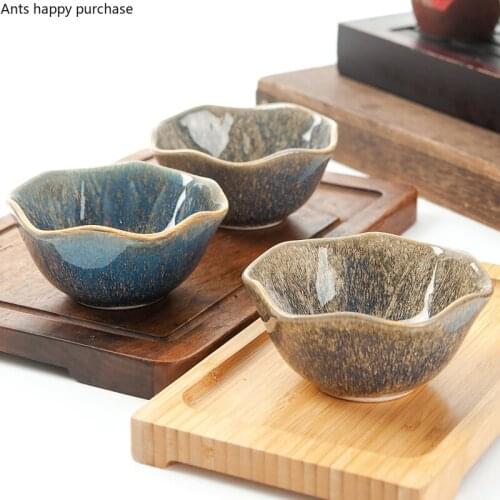 Lotus Leaf Ceramic Bowl Underglaze Rice Bowls Decorative Plate Tableware Fruit Plate Salad Bowl Noodle Bowls Seasoning Dishes