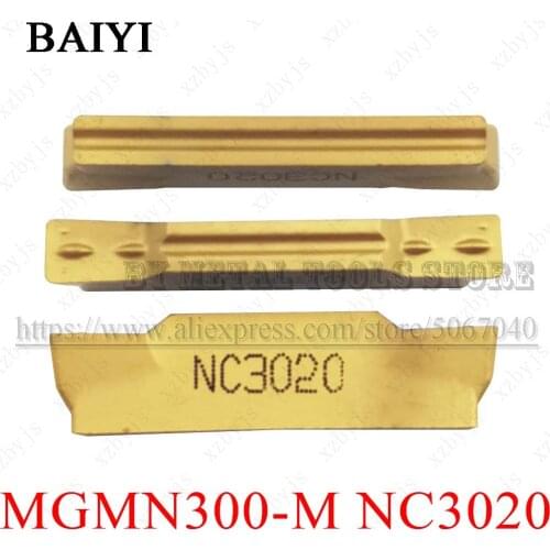 MGMN300-M NC3020 grooving inserts turning tool CNC cutter lathe 3mm slotted blade metal turning lathe tools MGMN300 for MGEHR