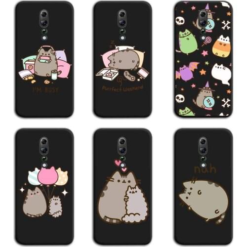 Cute Cartoon Cat Pusheens Phone Case For Oppo A5 A9 2020 Reno2 z Renoace 3pro A73S A71 F11