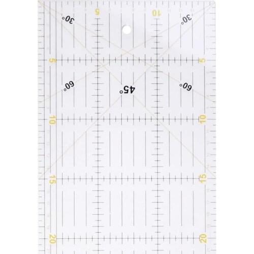 MIRUI DIY Handmade Patchwork Feet Tailor Quilting Tools Acrylic Material 60*15 cm Patchwork Measuring Ruler Seam Sewing Scale