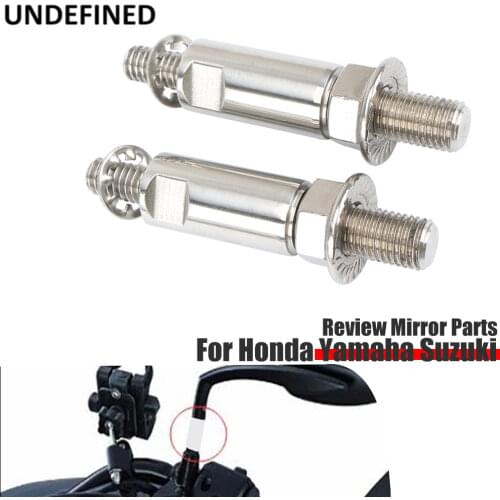 Motorcycle Mirror Adapter Raised Rearview Mirror Risers For Victory Indian Honda Kawasaki Suzuki Yamaha ATV UTV Universal