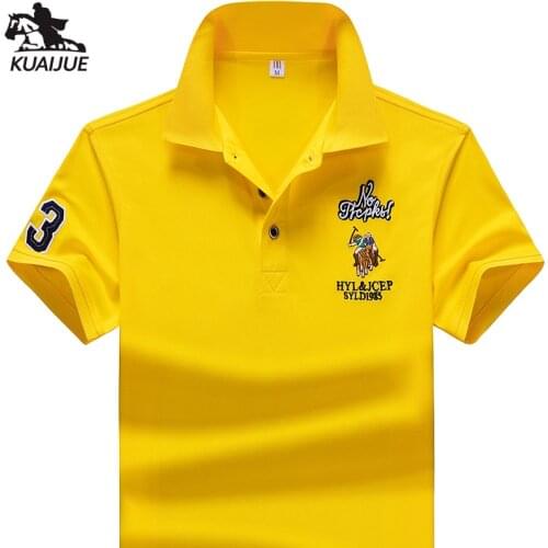 Polo Shirt men Summer New synthetic style fiber Mens Short Sleeve Polo Shirt youth Embroidered Business Casual Polo Shirt 1733