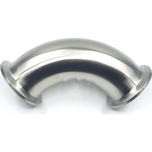 3.5" Tri Clamp x 89mm Pipe OD SUS 316L Stainless Steel 90 Degree Elbow Sanitary Fitting Home Brew Beer Wine