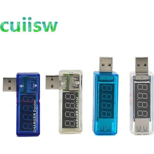 Smart Electronics Digital USB Mobile Power Charging Current Voltage Tester Meter Mini USB Charger Doctor Voltmeter Ammeter