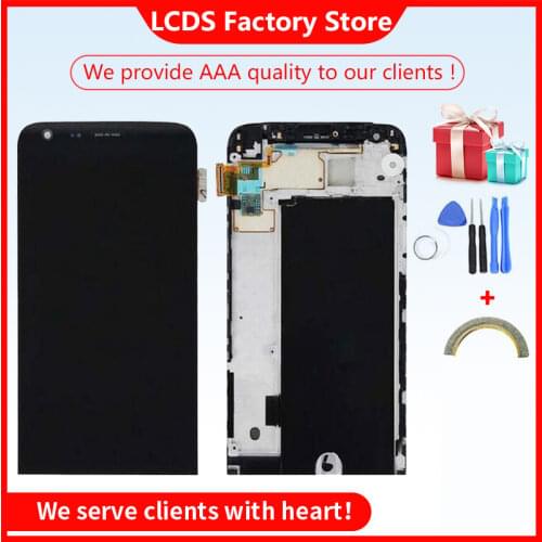 5.3" Original Display For LG G5 LCD Touch Screen Digitizer with Frame Replacement for LG G5 LCD Display H850 H840 H860 F700