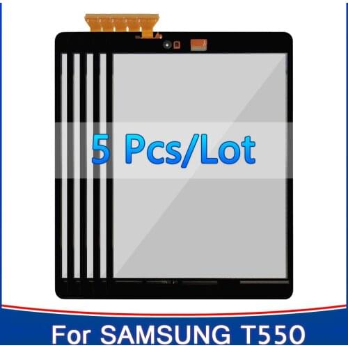 5PCS NEW 9.7" Touch Screen For Samsung Galaxy Tab A 9.7 SM-T550 T550 T551 T555 TouchScreen Digitizer Sensor Glass Panel
