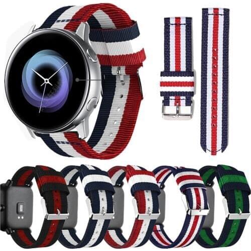 Galaxy watch 42mm FOR Samsung Galaxy Watch Active 2 40/44mm Gear sport bracelet watchband 20mm Watch strap samsung active 2 band