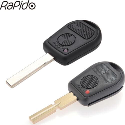 3 Buttons Remote Car Key Shell Replacement Shell for BMW E46 E36 E39 E90 Z3 Z8 M3 M5 X5 Uncut Key Fob Case