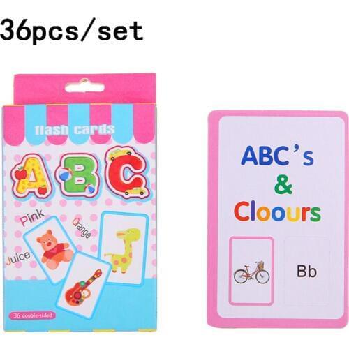 Baby Kids Cognition Cards Montessori Flash Cards Early Educational Toys English Educational Toys Letter Number Learning Book