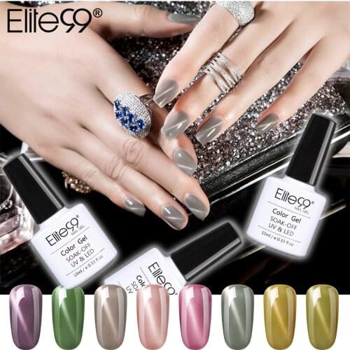 Elite99 Magnetic Nail Gel Lacquer Enamel Permanent Soak Off LED UV Gel Nail Polish Manicure 3D Cat Eye Gel UV Gel Varnish