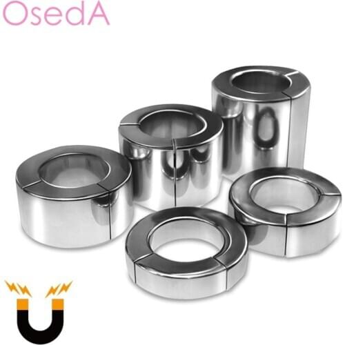 Penis Rings for Men Tail Ring Enhancer Chastity Delay Ejaculation Lock Traning Metal Magnetic Ball Stretcher Scrotum Pendant