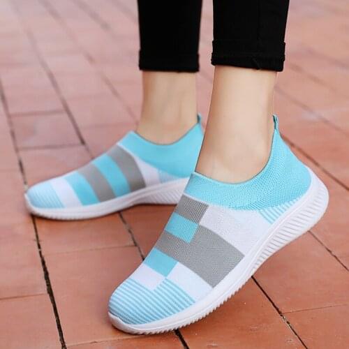 Moccasins Women Flats Platform Shoes Woman Sneakers For Women Slip On Sock Sneakers Woman Mesh Flat Shoes Women Tenis Feminino