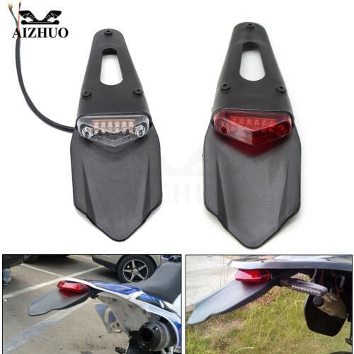 Motorcycle Rear Fender Stop Enduro Taillight Turn Signal FOR YAMAHA SEROW225 SEROW250 TTR125/LW/E TTR250 TTR600 TRICKER