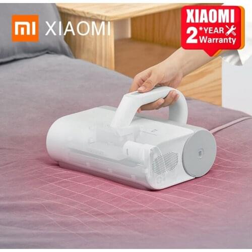 New XIAOMI MIJIA Mite Remover Brush for Home Bed Quilt UV sterilization disinfection Vacuum Cleaner 12000PA cyclone Suction