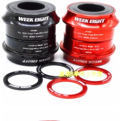 WEEK EIGHT bike bicycle PF30 BB30 24mm press BB axial Bottom Brackets for SHIMANO/SRAM crankset