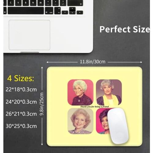 Stay Golden , Girls Mouse Pad DIY Print Golden Girls Rose Dorothy Sophia Blanche Miami The Golden Girls