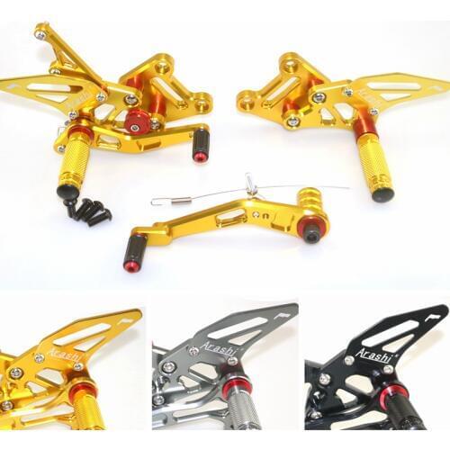 CNC Adjustable Rearsets Foot Rest For SUZUKI GSXR1000 2017 2018