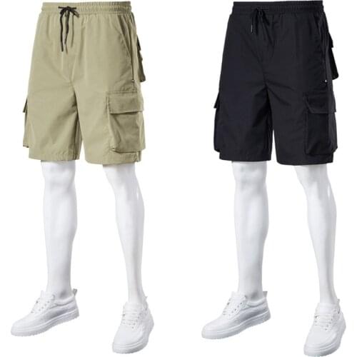 2021 Summer New Military Cargo Shorts Mens Five Point Pants Male Loose Army Tactical Joggers Shorts Homme Casual Short Pants