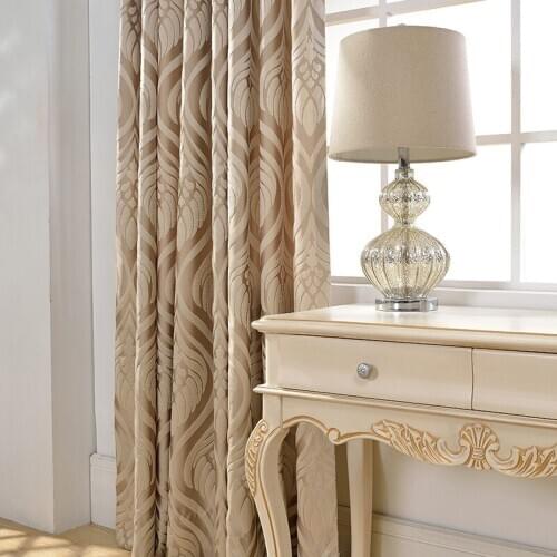 Modern and Simple New High Precision Jacquard Curtains for Living Room Bedroom Curtains