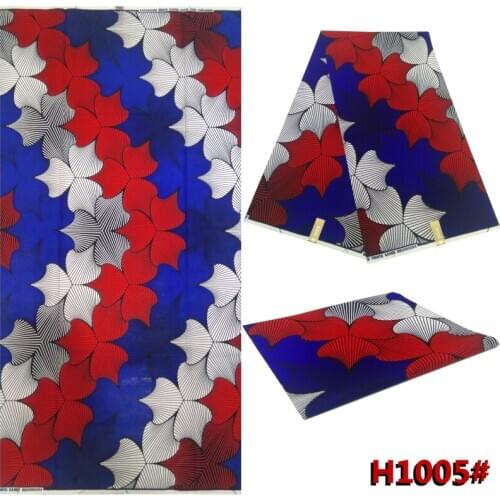Ankara Fabric African Real Wax Print Cotton High Quality Multicolored 6 Yards Veritable Pagne New Fashion For Wedding Party
