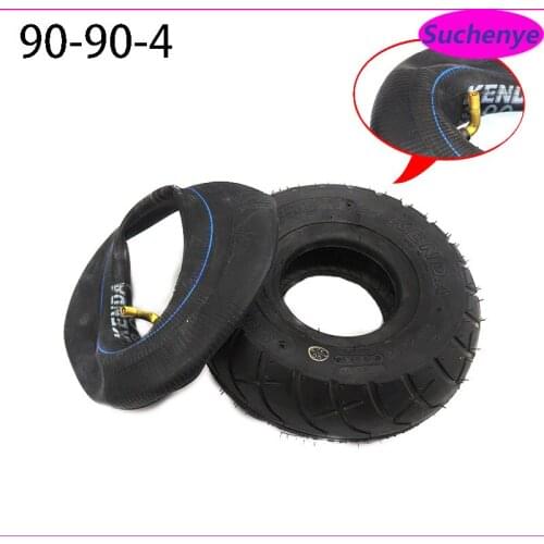10 inch 90/90-4 Outer Tire and Inner Tube On-road Tyre for Many Scooter Gas/Electric Scooter Tire