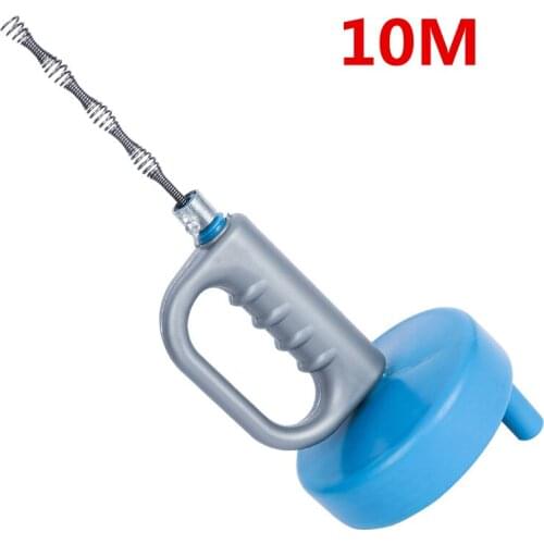 10M Bathroom&Kitchen Sewer Drain Cleaner Pipe Sink Blockage Clog Remover Hand Tool Home Cleaning Tools Suction Dredge Toilet