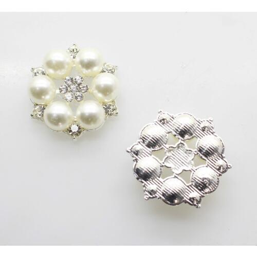 2018 New Sale Crystal Washable 25mm Rhinestone Flatback Buttons Alloy Acrylic Diy Wedding Accessories Mobile Phone Bow Hair