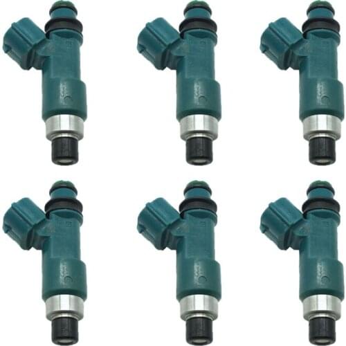 6Pcs Car Fuel injector for SUZUKI SX4 10-07 L4-2.0L OEM:15710-65J00 1571065J00 15710 65J00 4G2199 FJ1053