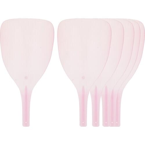 6x Salon Hairspray Masks Cosmetic Hairdressing Eyes Shields Cover Pink