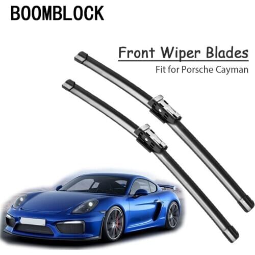 Car Windshield Rubber Front Wiper Blades Arm Kit For Porsche Cayman 987C 981C 2017 2016 2015-2005 Windscreen Wiper Accessories