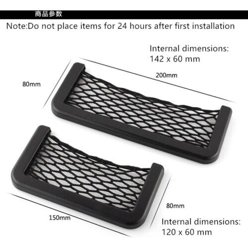 Car Styling Storage Net Bag Accessories Sticker For Honda Civic Accord Fit Crv Hrv Jazz City CR-Z Element Insight MDX S2000