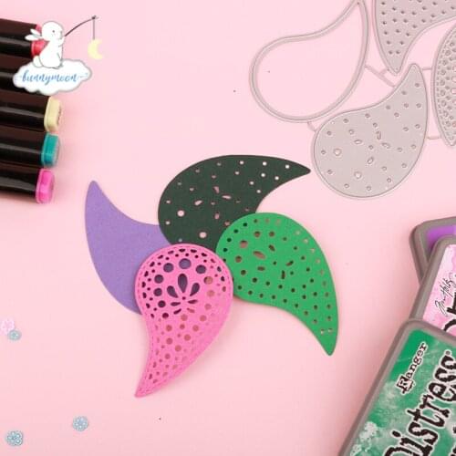 Bunnymoon Irregular semicircle Metal Cutting Dies 3D DIY Scrapbooking Carbon Sharp Craft Die Photo Invitation Cards
