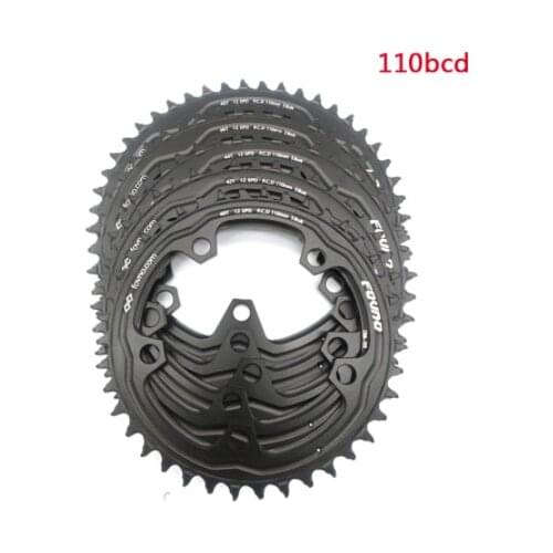 Fovno 110BCD Road Folding Bike Narrow Wide Chainring 38/40/42/44/46/48/50/52/54/56/58T Chainwheel Forshimano sram crankset