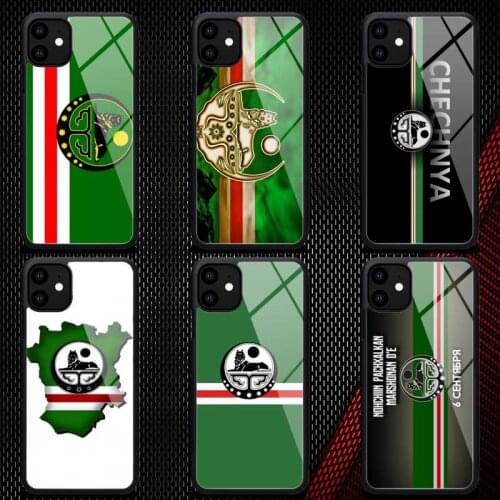 Chechen National Flag Phone Case Rubber for iPhone 12 11 Pro Max XS 8 7 6 6S Plus X 5S SE 2020 XR 12Mini case