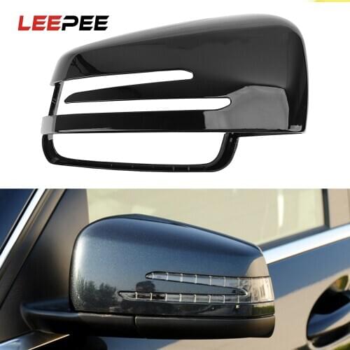 For Mercedes-Benz C-Class W176 W246 W204 W212 W221 CLS X156 C117 Rear View Mirror Cover Left/Right Wing Cover Black Case