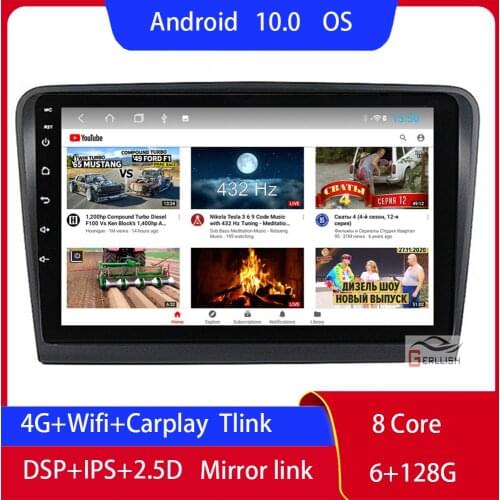 For Skoda Superb 2 B6 2008-2013 2014 2015 Android Auto Video Spelers Autoradio Carplay Car Mobile Internet Radio Wifi Granta Dab