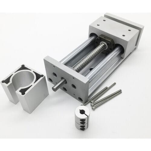 100MM 200MM Stroke Electric Linear Module Sliding Table XYZ Axis Cross Slide Linear Stage SFU1605 Ballscrew C7 Guide Platform