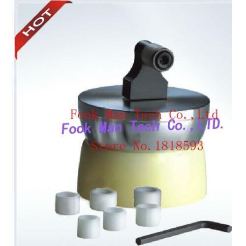 New Arrival Jewelry Making Tools Stainless Steel Ring Holder with Half Engraving Block with 7 Sleeves