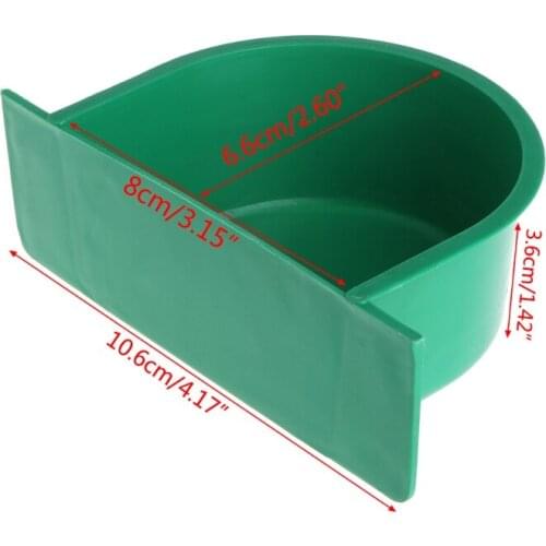 Bird Feeder Water Food Feeding Parrot Cage Plastic Bowl Pigeon Drinking Device