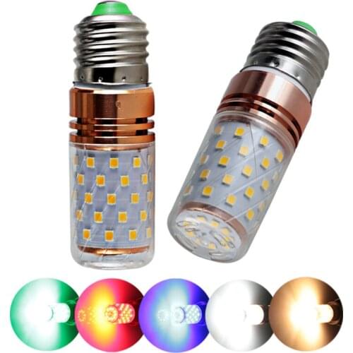 Lampadina led e27 corn bulb light 12W high quality 12v 24v 36v 48v 60v home boat caravan lighting 12 24 volt E 27 red green blue