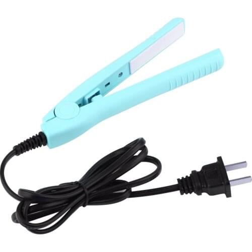Mini Portable Ceramic Electronic Hair Roll Straighteners Straightening Hairdressing Women Beauty Wet/Dry Straightening Irons