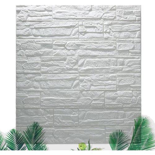 Waterproof Soundproof Decoration Foam 60*30 cm Embossed Three D DIY Adhesive Made Bedroom Living Room home PE Stone Panels