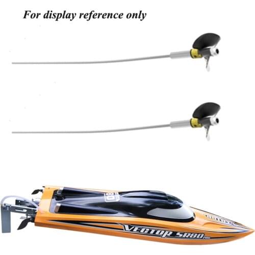 2 Shafts & 2 Propellers Spare Parts Replacements For Orange Remote Control Boat 31.5 Inch Rc Speed Boat