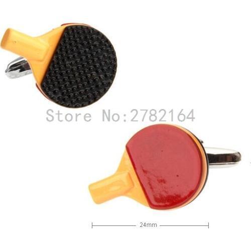 Table tennis modelling of the lacquer that bake cufflinks French men shirts cufflinks sleeve nail factory direct sale free shipp