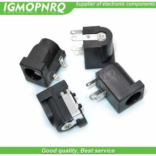 10PCS DC-050 SMD/DIP DC005 5.5*2.1mm DC Power Jack Connector 5.5 x 2.1 mm socket DC050