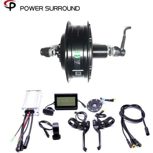 2020 Rushed Waterproof 48v500w Bafang Rear Cassette Electric Bike Conversion Kit Brushless Motor Wheel with EBike system