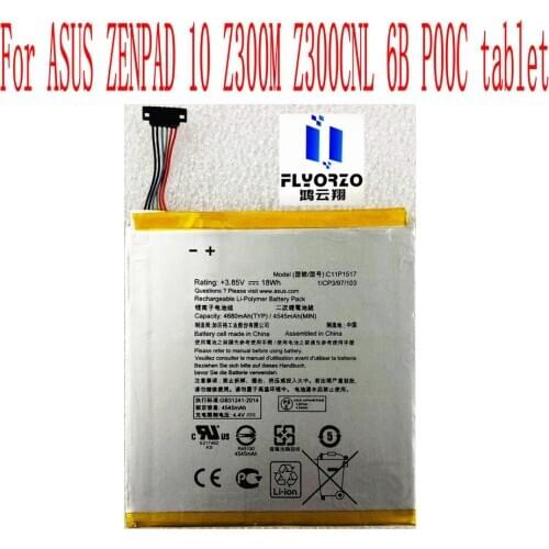 New High Quality 4680mAh C11P1517 Battery For ASUS ZENPAD 10 Z300M Z300CNL 6B P00C tablet