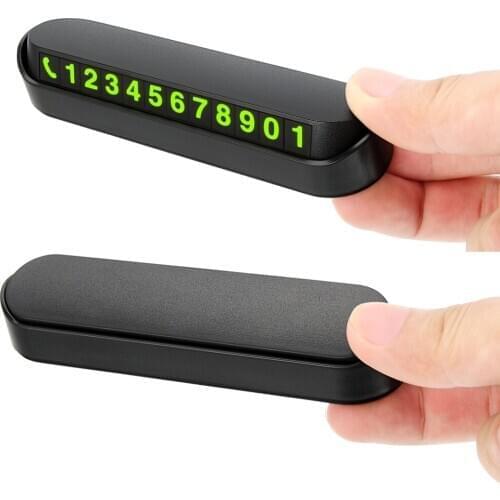 Car Hideable Temporary Car Parking Phone Number Card for ford focus kuga fiesta mondeo Tuga Ecosport mazda 2 mazda 3 mazda 6