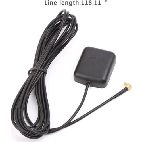Car GPS Antenna Receiver With 3.5mm MCX Right Angle Connector Navigator Aerial 3M